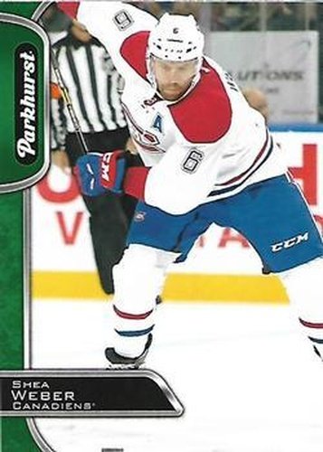 #176 Shea Weber - Montreal Canadiens - 2016-17 Parkhurst Hockey