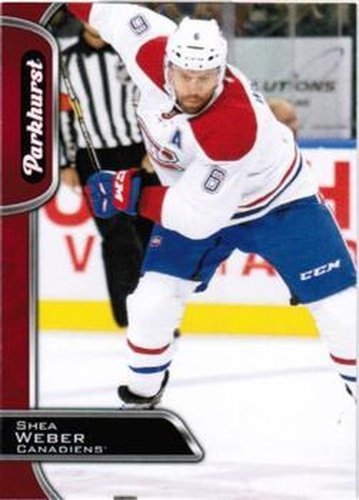 #176 Shea Weber - Montreal Canadiens - 2016-17 Parkhurst - Red Hockey