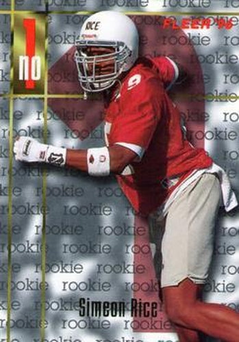 #176 Simeon Rice - Arizona Cardinals - 1996 Fleer Football