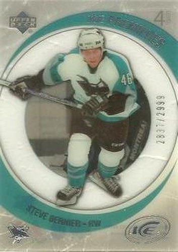 #176 Steve Bernier - San Jose Sharks - 2005-06 Upper Deck Ice Hockey