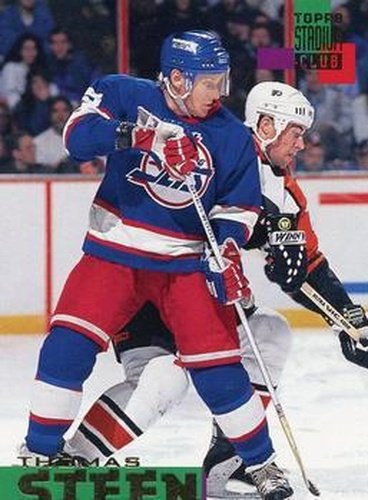 #176 Thomas Steen - Winnipeg Jets - 1994-95 Stadium Club Hockey