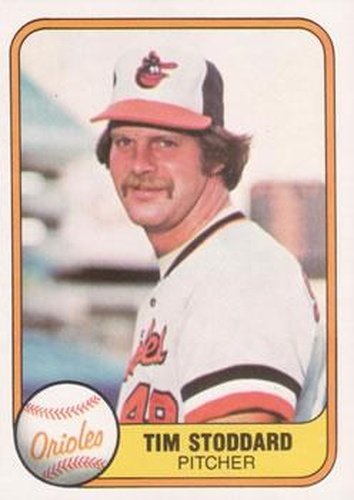 #176 Tim Stoddard - Baltimore Orioles - 1981 Fleer Baseball