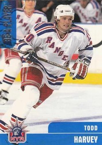#176 Todd Harvey - New York Rangers - 1999-00 Be a Player Memorabilia Hockey