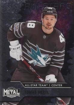 #176 Tomas Hertl - San Jose Sharks - 2020-21 Skybox Metal Universe Hockey