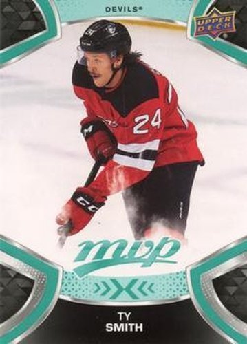 #176 Ty Smith - New Jersey Devils - 2021-22 Upper Deck MVP Hockey