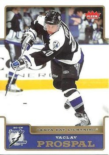 #176 Vaclav Prospal - Tampa Bay Lightning - 2006-07 Fleer Hockey