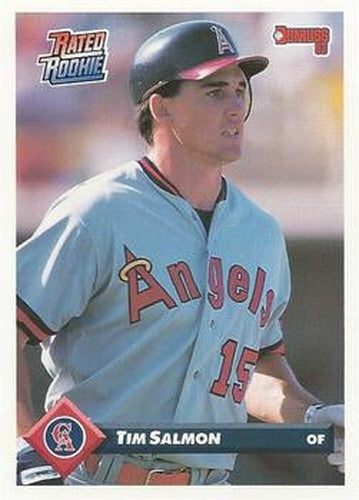 #176 Tim Salmon - California Angels - 1993 Donruss Baseball