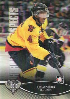 #176 Jordan Subban - Belleville Bulls - 2012-13 In The Game Heroes and Prospects Hockey