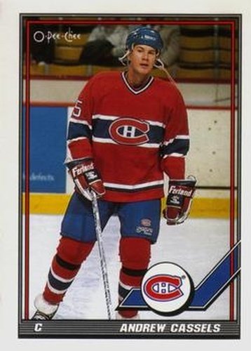 #176 Andrew Cassels - Montreal Canadiens - 1991-92 O-Pee-Chee Hockey