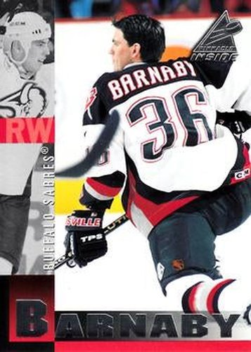 #176 Matthew Barnaby - Buffalo Sabres - 1997-98 Pinnacle Inside Hockey