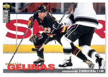 #176 Martin Gelinas - Vancouver Canucks - 1995-96 Collector's Choice Hockey