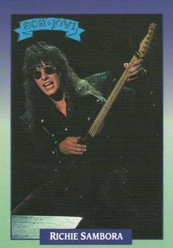 #176 Richie Sambora - 1991 Brockum Rock Cards