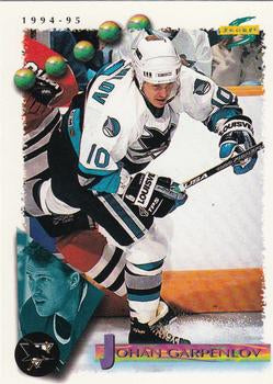 #176 Johan Garpenlov - San Jose Sharks - 1994-95 Score Hockey