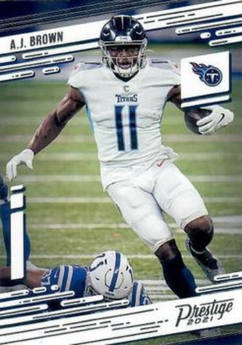 #176 A.J. Brown - Tennessee Titans - 2021 Panini Prestige Football