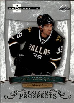 #176 Joel Lundqvist - Dallas Stars - 2007-08 Fleer Hot Prospects Hockey
