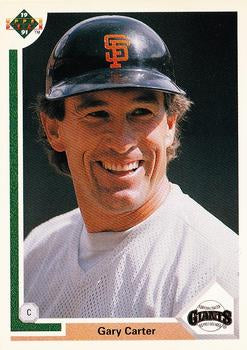 #176 Gary Carter - San Francisco Giants - 1991 Upper Deck Baseball