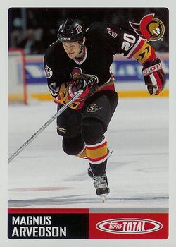 #176 Magnus Arvedson - Ottawa Senators - 2002-03 Topps Total Hockey