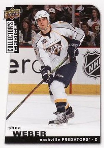 #176 Shea Weber - Nashville Predators - 2008-09 Collector's Choice Hockey