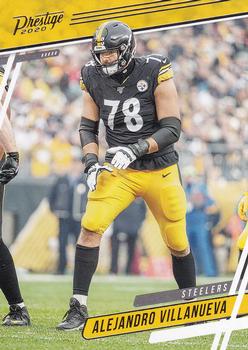 #176 Alejandro Villanueva - Pittsburgh Steelers - 2020 Panini Prestige Football
