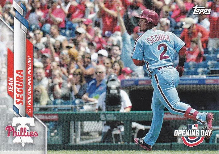 #176 Jean Segura - Philadelphia Phillies - 2020 Topps Opening Day Baseball