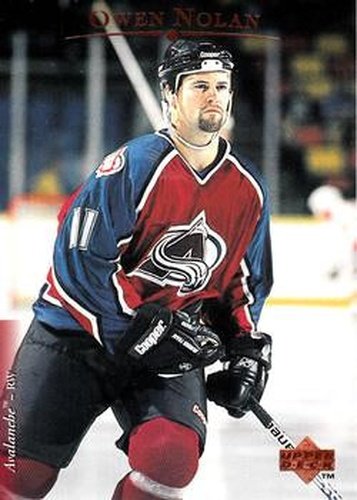 #176 Owen Nolan - Colorado Avalanche - 1995-96 Upper Deck Hockey