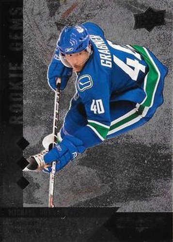#177 Michael Grabner - Vancouver Canucks - 2009-10 Upper Deck Black Diamond Hockey