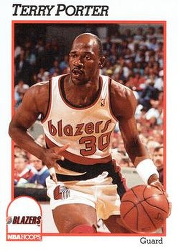 #177 Terry Porter - Portland Trail Blazers - 1991-92 Hoops Basketball