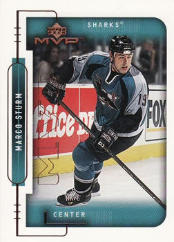 #177 Marco Sturm - San Jose Sharks - 1999-00 Upper Deck MVP Hockey