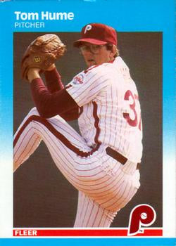 #177 Tom Hume - Philadelphia Phillies - 1987 Fleer Baseball