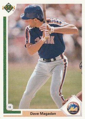 #177 Dave Magadan - New York Mets - 1991 Upper Deck Baseball