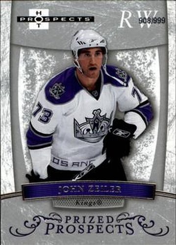 #177 John Zeiler - Los Angeles Kings - 2007-08 Fleer Hot Prospects Hockey
