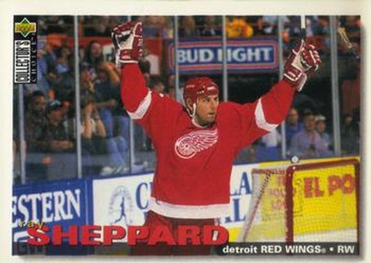 #177 Ray Sheppard - Detroit Red Wings - 1995-96 Collector's Choice Hockey