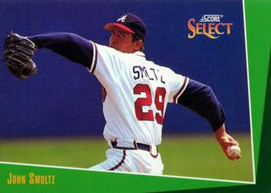 #177 John Smoltz - Atlanta Braves - 1993 Select Baseball
