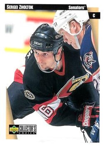 #177 Sergei Zholtok - Ottawa Senators - 1997-98 Collector's Choice Hockey