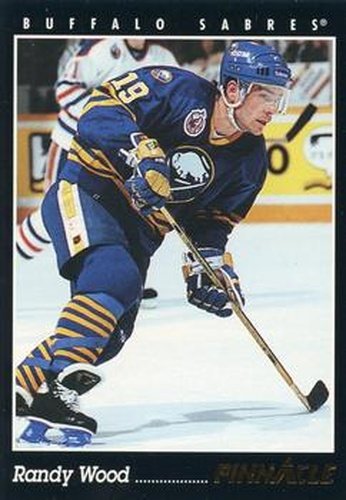 #177 Randy Wood - Buffalo Sabres - 1993-94 Pinnacle Hockey