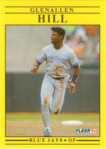 #177 Glenallen Hill - Toronto Blue Jays - 1991 Fleer Baseball