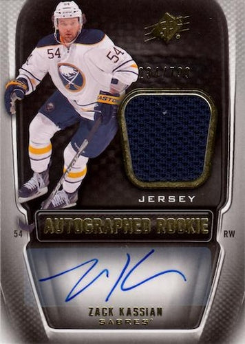 #177 Zack Kassian - Buffalo Sabres - 2011-12 SPx Hockey