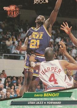 #177 David Benoit - Utah Jazz - 1992-93 Ultra Basketball