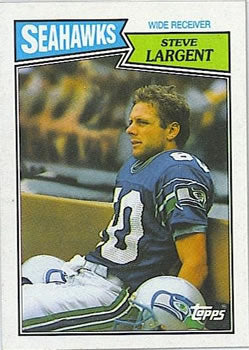 #177 Steve Largent - Seattle Seahawks - 1987 Topps Football