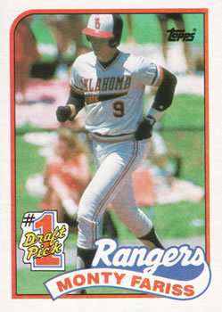 #177 Monty Fariss - Texas Rangers - 1989 Topps Baseball