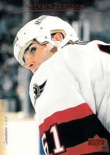 #177 Sylvain Turgeon - Ottawa Senators - 1995-96 Upper Deck Hockey
