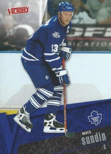 #177 Mats Sundin - Toronto Maple Leafs - 2003-04 Upper Deck Victory Hockey