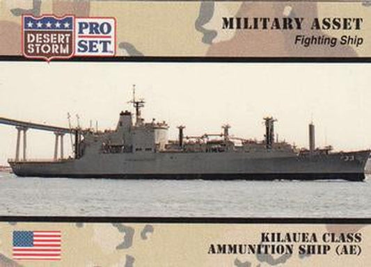 #177 Kilauea Class Ammunition Ship AE - 1991 Pro Set Desert Storm