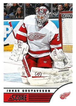 #177 Jonas Gustavsson - Detroit Red Wings - 2013-14 Score Hockey