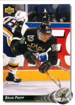 #177 Brian Propp - Minnesota North Stars - 1992-93 Upper Deck Hockey
