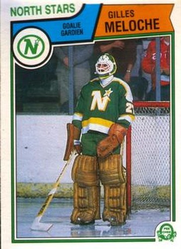 #177 Gilles Meloche - Minnesota North Stars - 1983-84 O-Pee-Chee Hockey