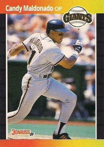 #177 Candy Maldonado - San Francisco Giants - 1989 Donruss Baseball