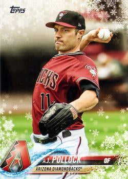 #HMW177 A.J. Pollock - Arizona Diamondbacks - 2018 Topps Holiday Baseball