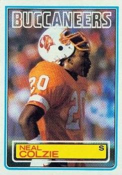 #177 Neal Colzie - Tampa Bay Buccaneers - 1983 Topps Football