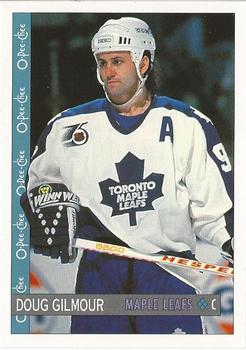 #177 Doug Gilmour - Toronto Maple Leafs - 1992-93 O-Pee-Chee Hockey